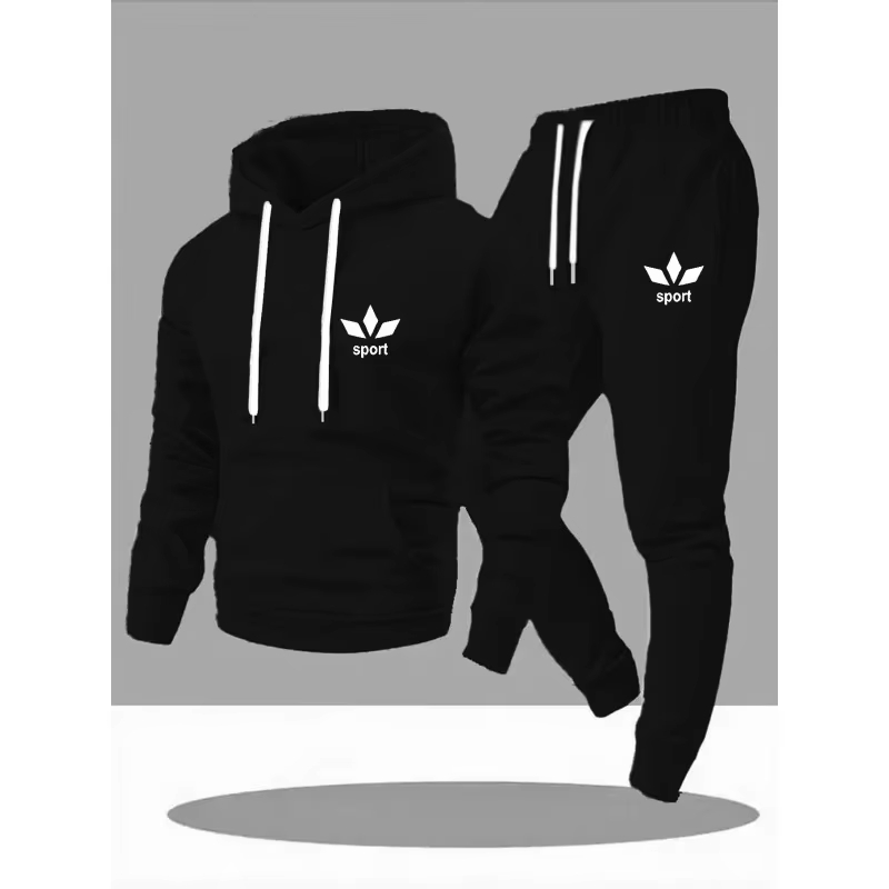 Winter Clothing Pants - Мужской повседневный спортивный костюм 2026: худи
