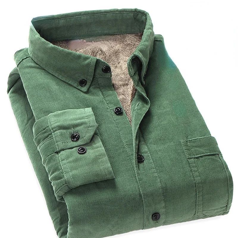 Quality Winter Clothing Brand - Качественная новая брендовая мужская теплая рубашка