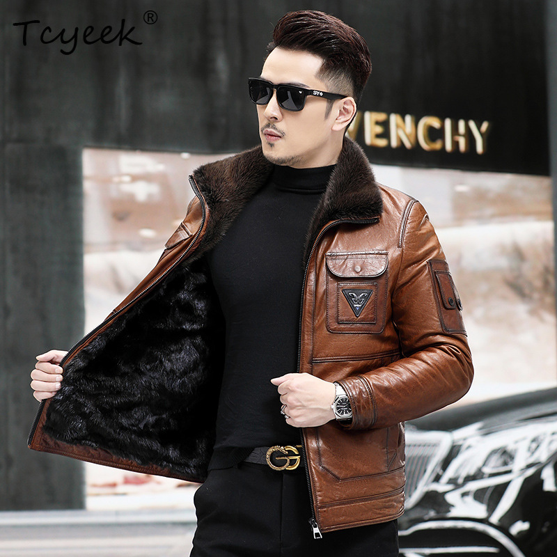 Куртка мужская Tcyeek из натур – обзор и цена Winter Clothing Layers