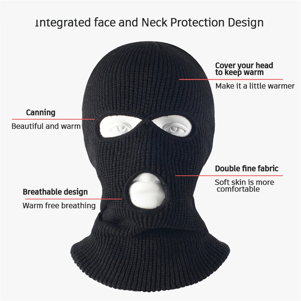 Зимняя Маска для верховой езды – обзор и цена Wool Balaclava Knit