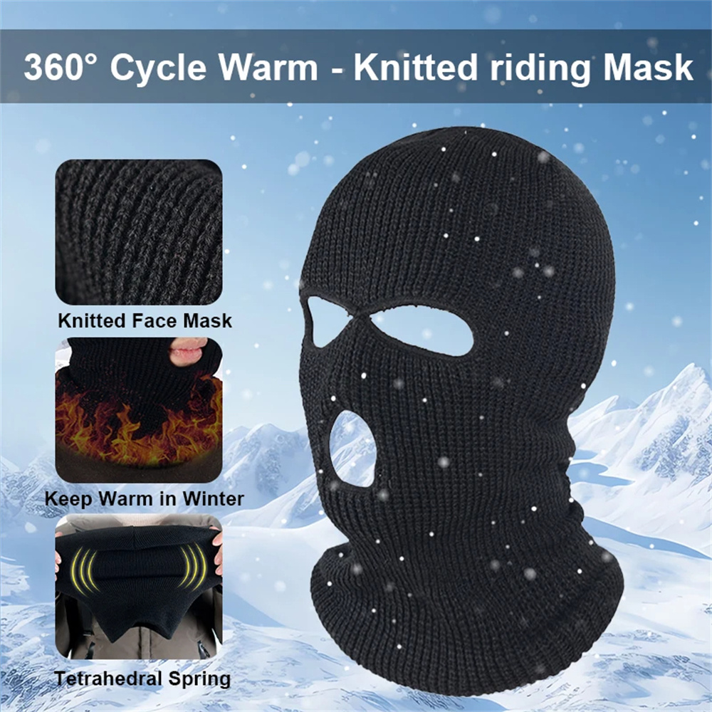 Зимняя Маска для верховой езды – обзор и цена Wool Balaclava Knit